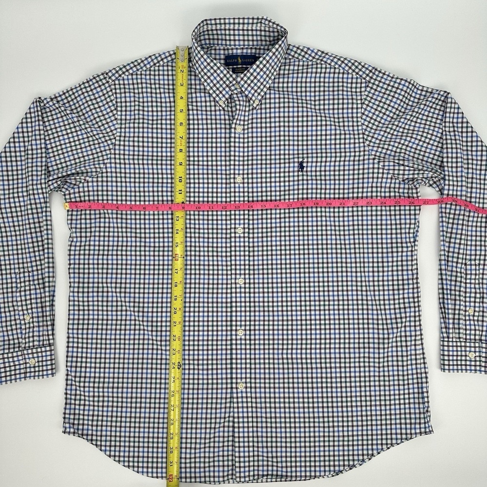 Polo Ralph Lauren Classic Fit Performance Button Shirt XXL Plaid Lightweight - Picture 5 of 10